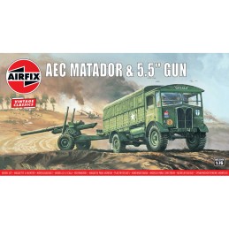 1:76 AEC MATADOR & 5.5INCH GUN