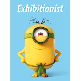 MINION EXIBICIONISTA