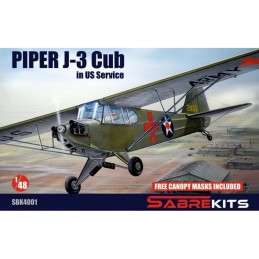 1:48 PIPER J-3 CUB IN US...