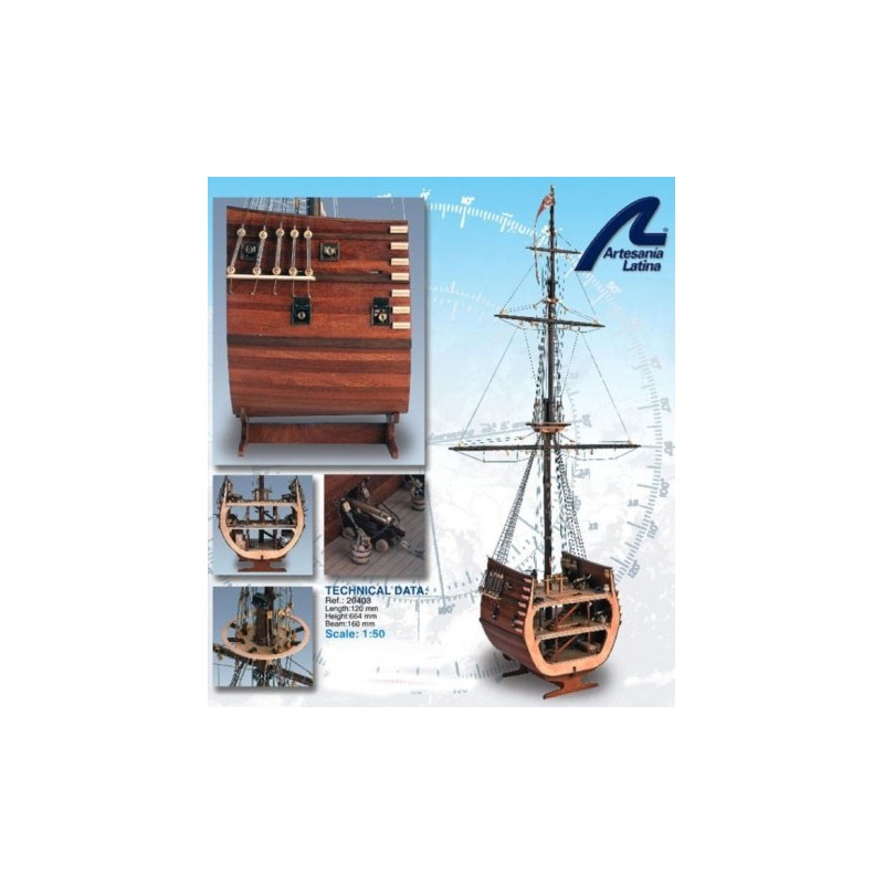 Artesanía Latina - Maqueta de Barco en Madera - Sección Galeón