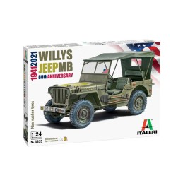 1:24 WILLYS JEEP MB 80TH...