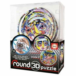 ROUND PUZZLE 3D ABSTRACT