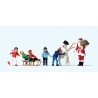 FIGURAS NAVIDAD: PAPÁ NOEL, NIÑOS, MUÑECO DE NIEVE