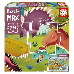 28 DINOSAURIOS - "PUZZLE MAX"