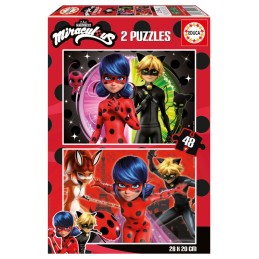 2 x 48 MIRACULOUS LADYBUG