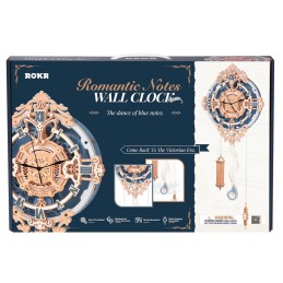 ROMANTIC NOTE WALL CLOCK