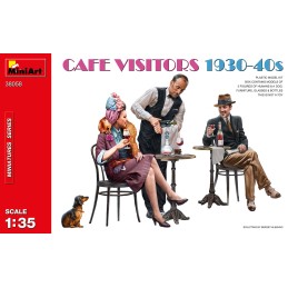 1:35 CAFE VISITORS 1930-40s