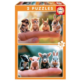 2x20 BEBÉS ANIMALES