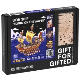 LION SHIP, "FLYING ON THE...