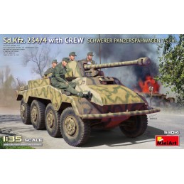 1:35 SD.KFZ. 234/4 WIRH CREW