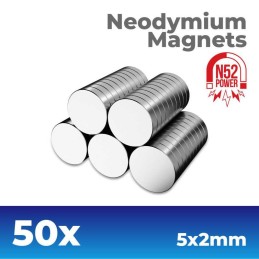 IMANES NEODIMIO 5 x 2 MM...
