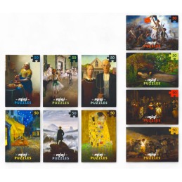 50 MINI PUZLE ARTE...