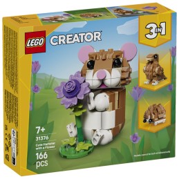 LINDO HÁMSTER CON FLOR