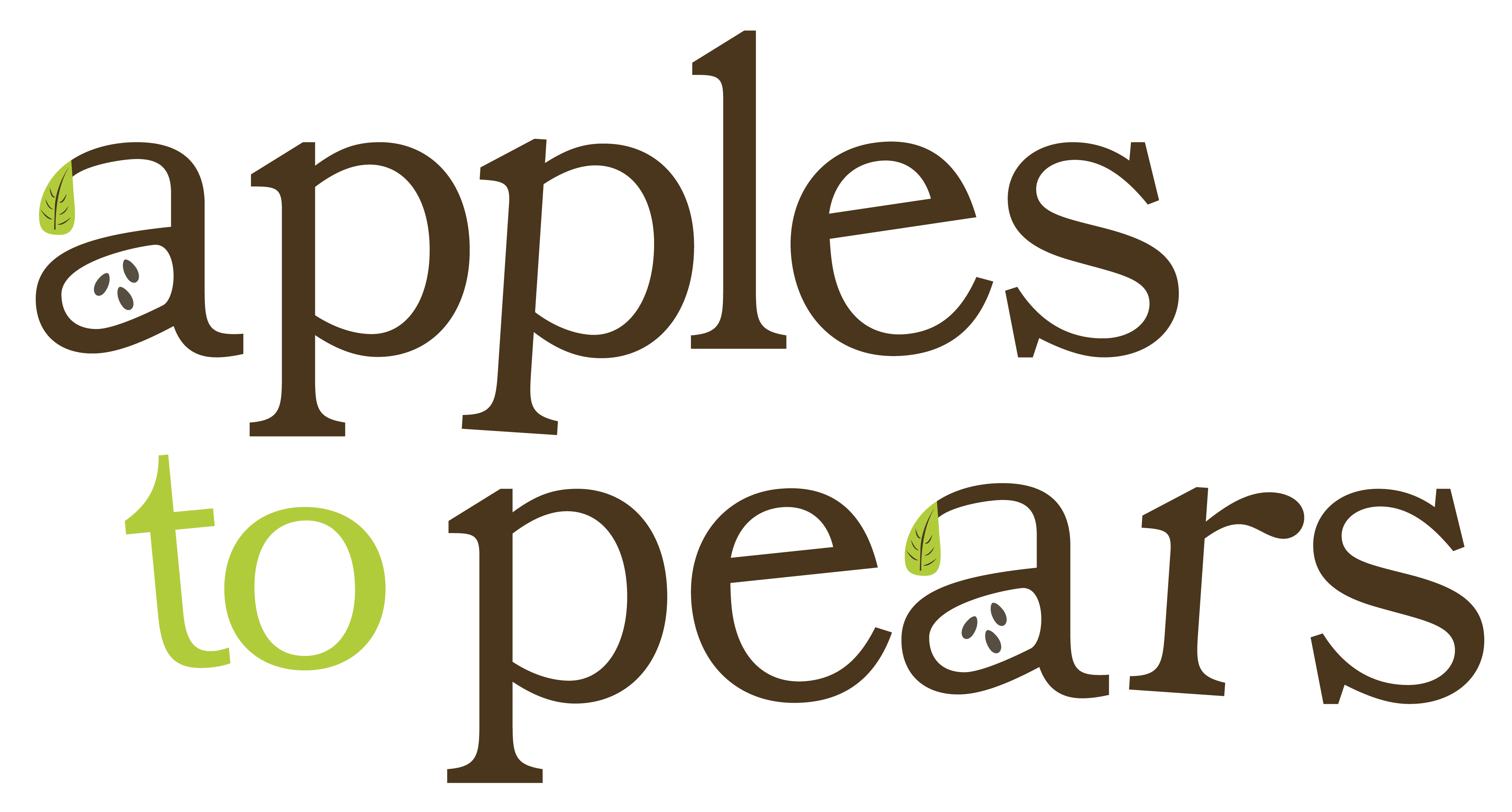 APPLES TO PEARS